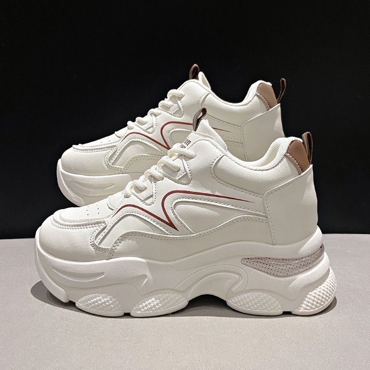 Sẵn_Hàng Quảng Châu_Giầy thể thao nữ gót cao 7 phân