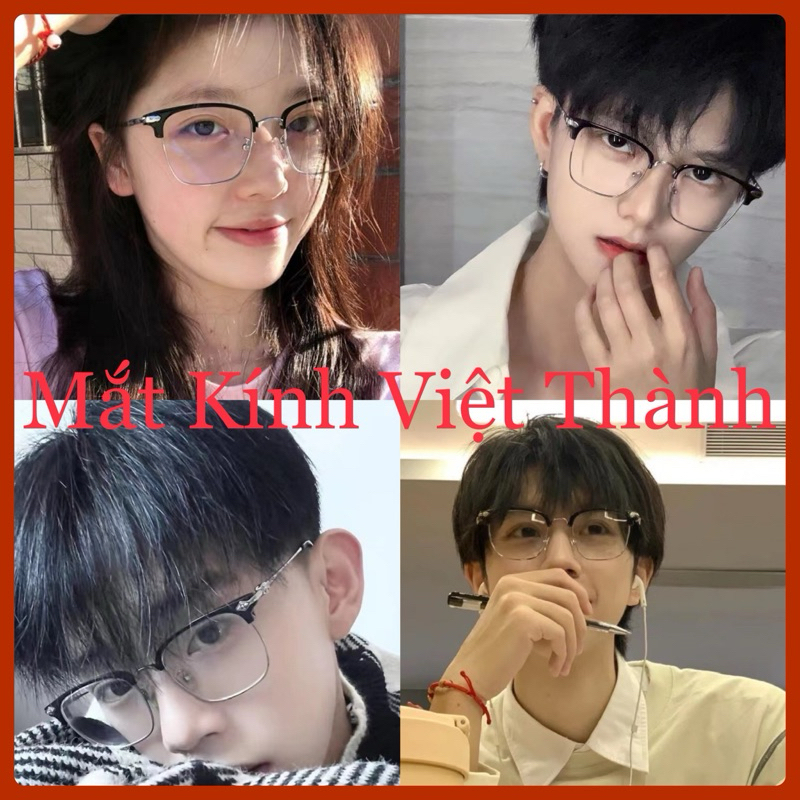 Kính cận lão đọc sách xem điện thoại có độ sẵn cho người mặt to  Mắt Kính Việt Thành NV3 L18