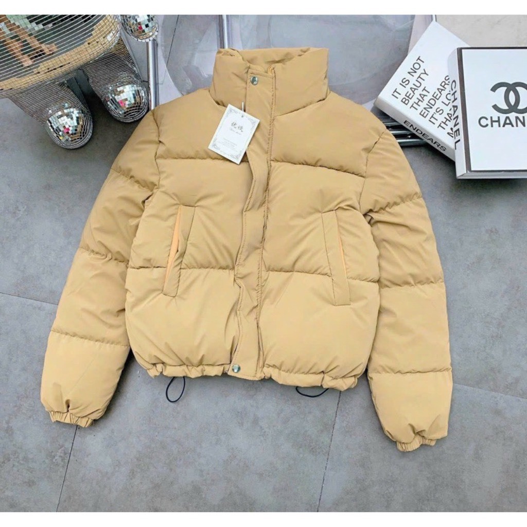 Áo khoác phao nữ nỉ nhung cao cấp đủ mầu