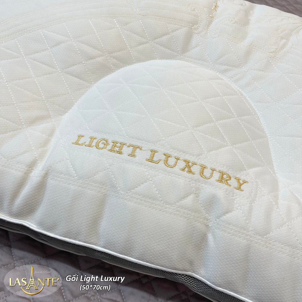 Ruột gối chống thoái hóa nhập khẩu Lasante Light Luxury Pháp chống thoái hóa gối thấp từ bông sinh học