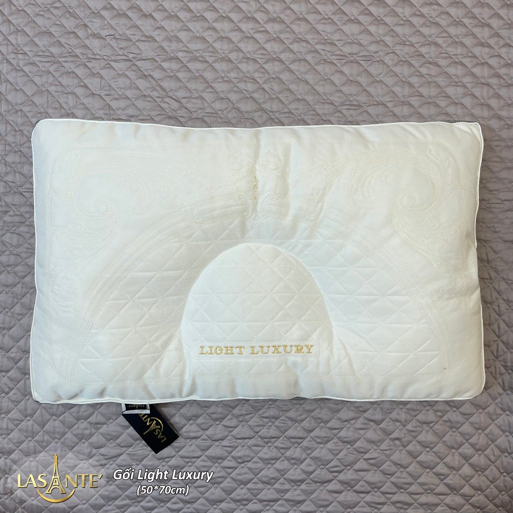 Ruột gối chống thoái hóa nhập khẩu Lasante Light Luxury Pháp chống thoái hóa gối thấp từ bông sinh học