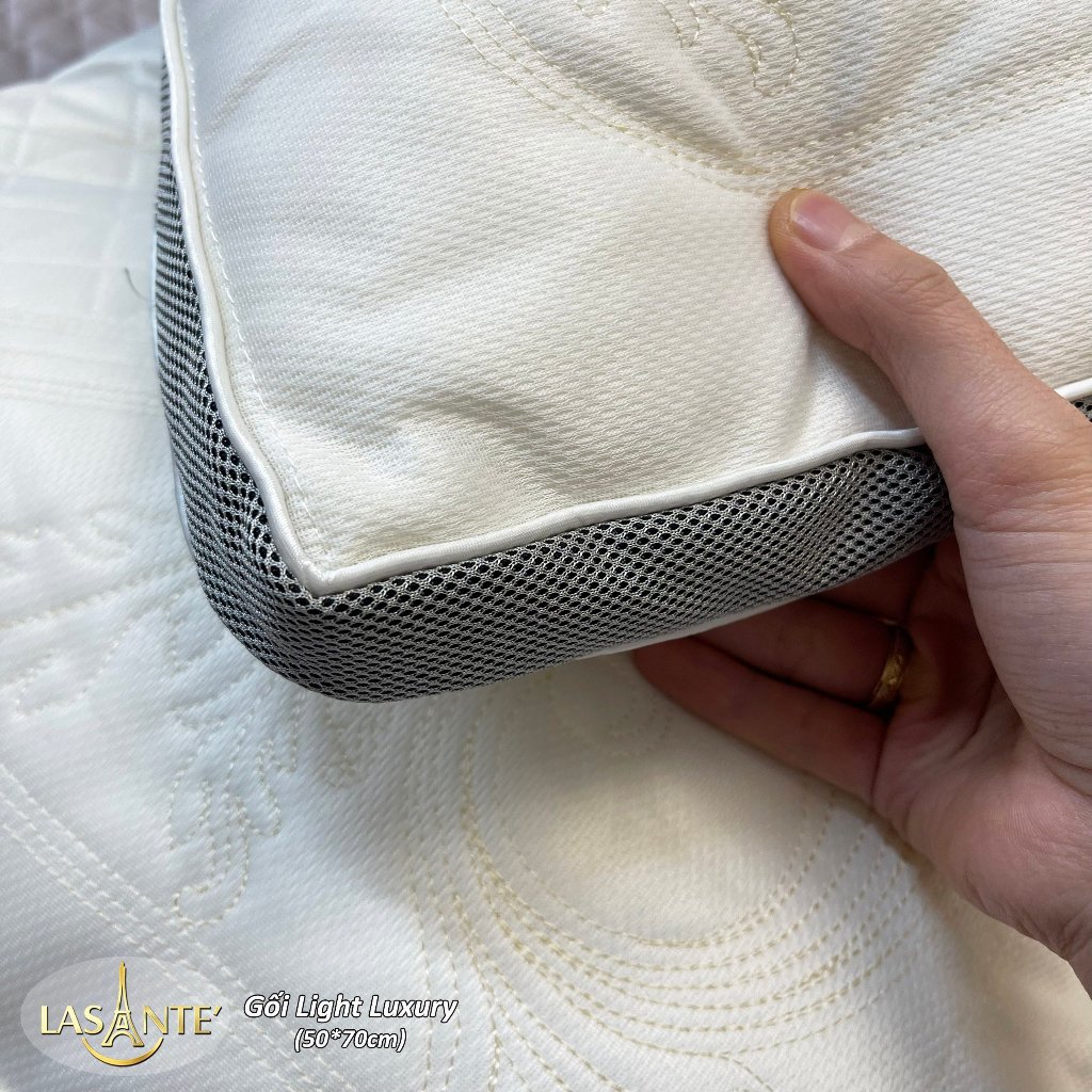 Ruột gối chống thoái hóa nhập khẩu Lasante Light Luxury Pháp chống thoái hóa gối thấp từ bông sinh học