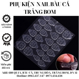 Keo dán móng tạm thời nailbox 2 mặt 24 mếng
