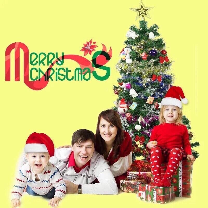 CÂY THÔNG NOEL 1,5M KÈM PHỤ KIỆN GIÁ RẺ