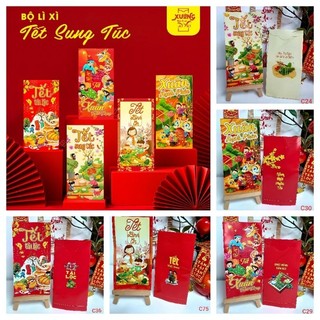 Combo 100-200 bao lì xì tết 2024. chat chọn mẫu