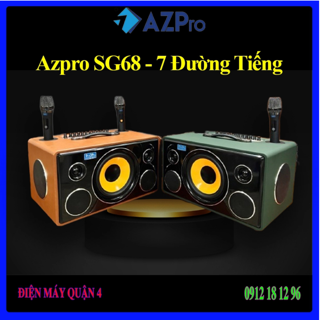 [GIẢM THÊM 700K ] Loa karaoke Azpro SG68 - Hàng chính hãng - New 2023