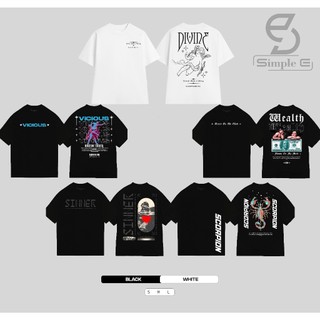 Áo Thun Unisex Local Brand SIMPLE "E" Form Oversize Cotton 100% StreetWear Vol.1