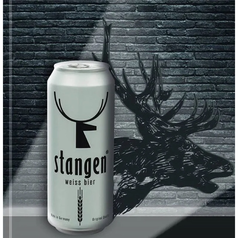 Bia Stangen Weissbier - nhập khẩu Đức - 1 lon 500ml