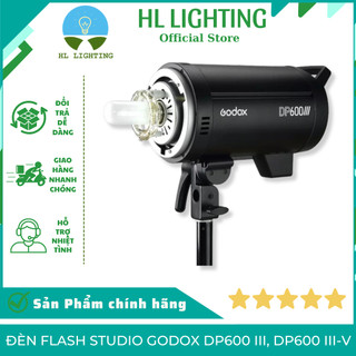 Đèn flash studio godox dp600 iii, dp600 iii-v kèm phụ kiện hl lighting