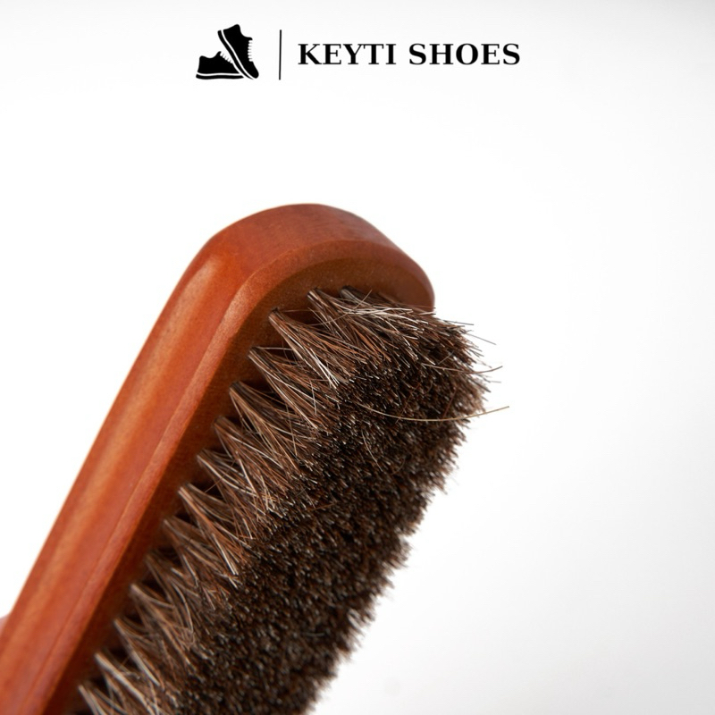 Bàn chải đánh giày lông ngựa - vệ sinh đánh bóng giày