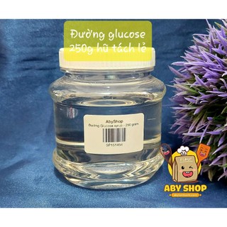 Đường Glucose hũ tách lẻ 250gr ⚡ GIÁ TỐT NHẤT ⚡ đường Glucose mạch nha trắng chuyên dụng trong ngành làm bánh