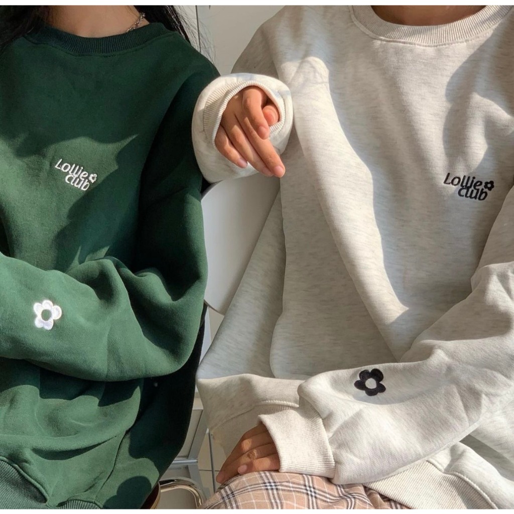 Áo nỉ bông thêu hoa Lollie Club LOLLIE STUDIO TKP145