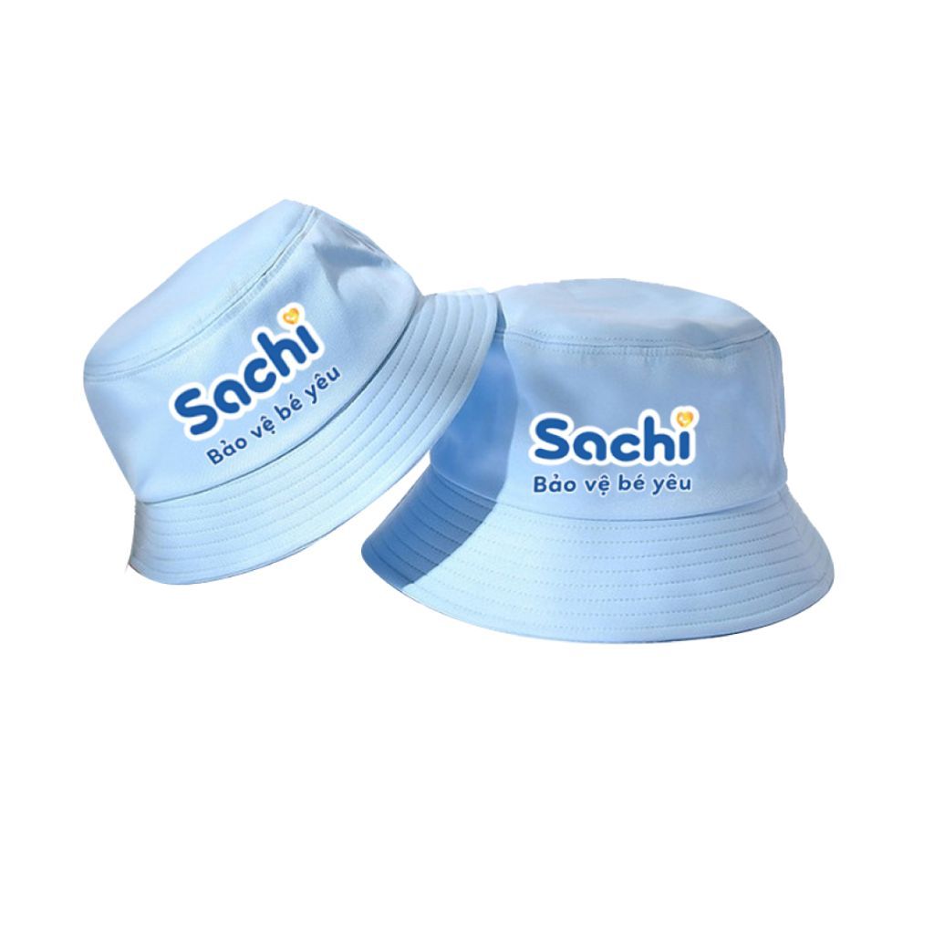 Mũ vành chống nắng Sachi thời trang màu xanh dễ thương cho bé