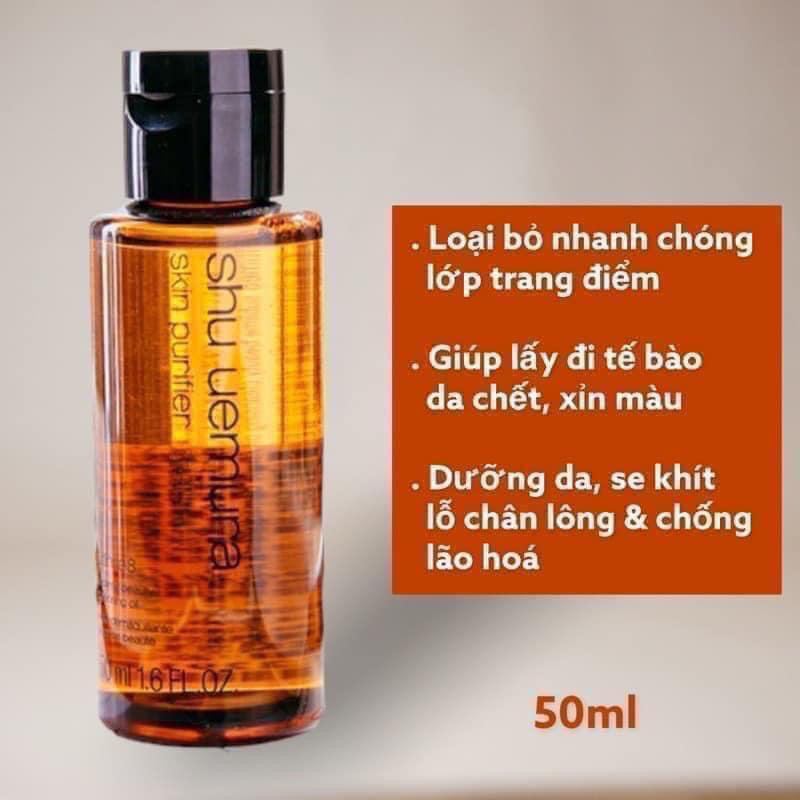 Tẩy trang shu nâu 50ml date 2025