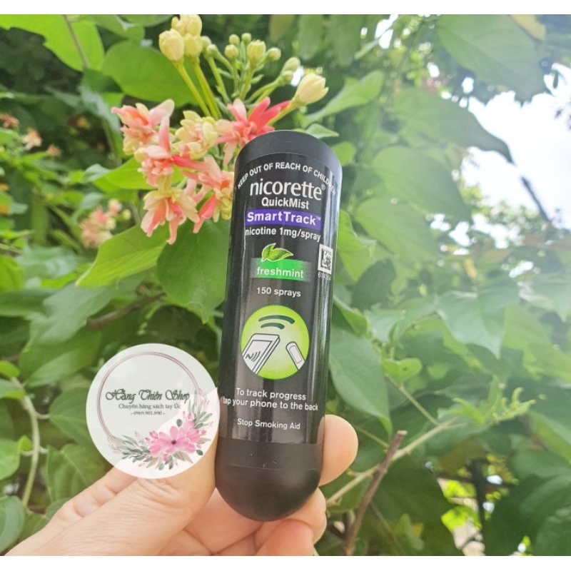 Xịt hỗ trợ cai thuốc lá Nicorette Quickmist Vỉ 2 lọ _ Úc