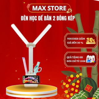 Đèn học để bàn cho học sinh tích điện, Đèn học để bàn, Đèn bàn học, đèn led chống cận DH02