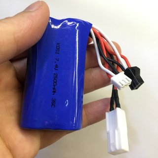 Pin dung lượng cao 2s 7.4v 2500mah ket2p cỡ nhỏ dành cho cano điều khiển từ xa udi901 udi9001 tàu thuyền mô hình đồ chơi
