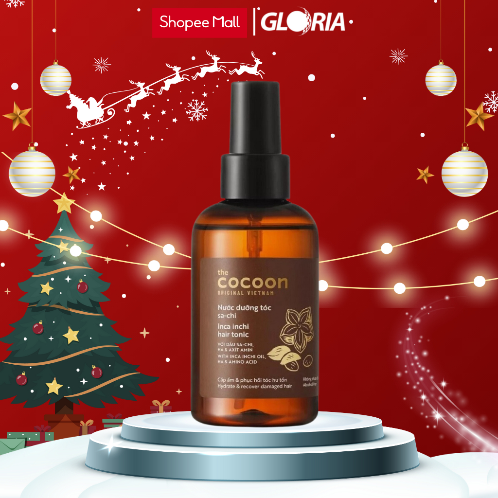 Nước Dưỡng Tóc Sa-chi Cocoon Giúp Cấp Ẩm Và Phục Hồi Hư Tổn 140ml