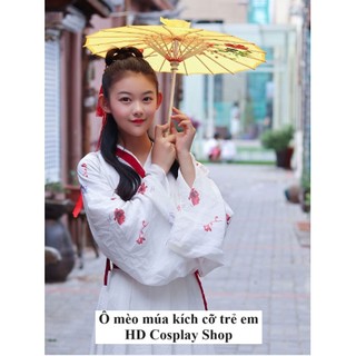 Ô múa cổ trang biểu diễn, dù cổ trang múa chụp hình, ô múa dân tộc mèo