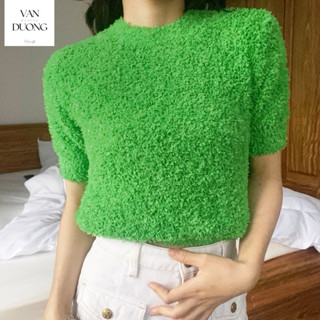 Áo kiểu form Croptop chất thun mềm mịn hàng hiệu Guci thời trang Hàn Quốc cho nữ
