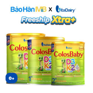 Sữa bột ColosBaby Gold D3K2 Canxi VitaDairy Đủ Số 0+, 1+, 2+ - Phát triển toàn diện - Lon 400g và 800g