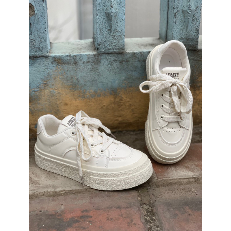 Giày thể thao nữ ADXY tăng chiều cao chất da đế sần 4cm