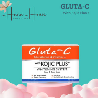 Xà phòng tắm giúp trắng da Gluta-C toàn thân với Kojic Acid, Vitamin C & Glutathione kết hợ
