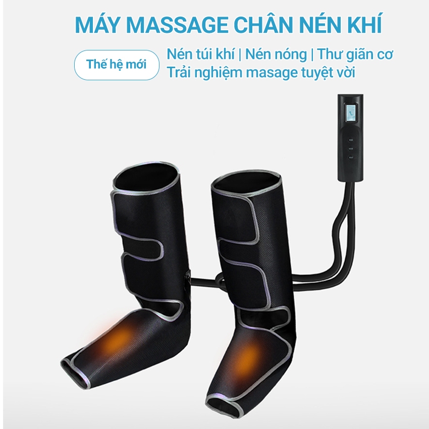 Máy massage chân đa năng, Máy massa bắp chân cao cấp thế hệ mới MTJ