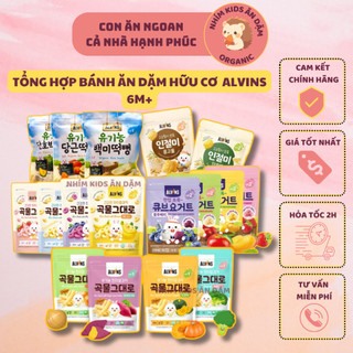 [Date T1/2025] Tổng Hợp Bánh ăn dặm Alvins Hàn Quốc cho bé