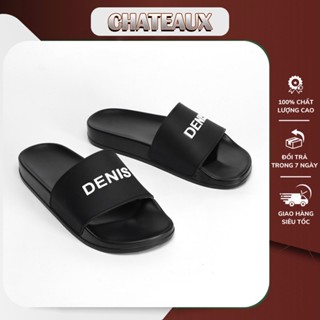 Dép quai ngang nam nữ Denis (chữ nhỏ) Unisex SS1