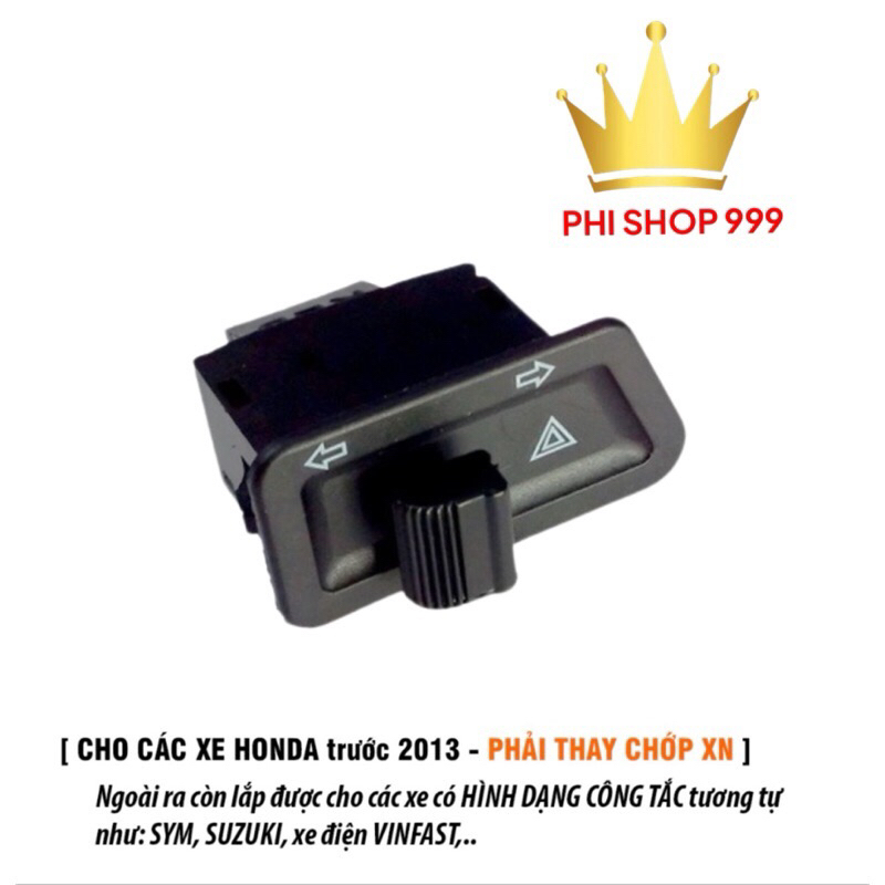 Công tắc hazard nháy 4 bóng xin nhan cho dòng xe honda
