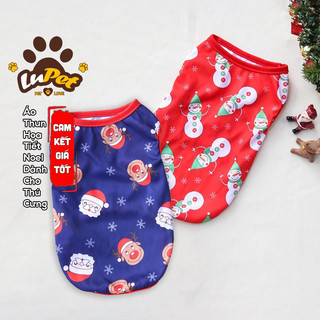 Áo noel cho mèo, áo giáng sinh chó mèo, áo thun noel cho thú cưng