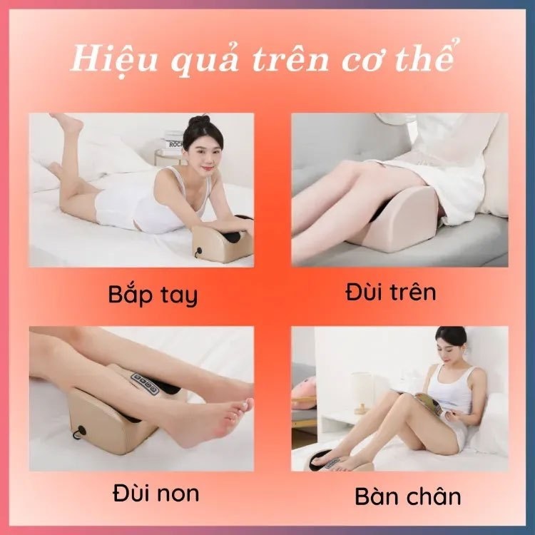 Máy massage chân bấm huyệt, mát xa chân hồng ngoại với 20 bi công nghệ mát xa 6D