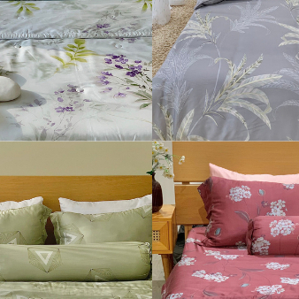 Ga giường lẻ tencel 80s (Nhiều mẫu Họa Tiết Hoa, sọc, caro) cấp AN NHIÊN bo chun size nệm 1m4, 1m6, 1m8, 2m đsize