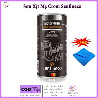 Dung Dịch Súc Rửa Động Cơ - Senfineco Motor Flush Engine Oil System Flush 9991 Tặng khăn lau xe