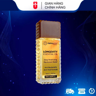 Dầu gió vàng xoa bóp NANOGIZE Longevity Essential Oil Deep Penetrating
