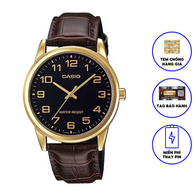 Đồng hồ nam dây da Casio MTP-V001GL-1BUDF chính hãng