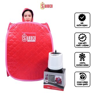 Nồi Xông Hơi Điện Sakuco Tại Nhà Mini Dùng Cho Gia Đình, Sau Sinh, Spa-Có Tích Hợp Remote