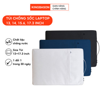 Túi chống sốc Laptop Mácbook SMTech 2 ngăn đựng có quai 13 inch 14 inch 15 inch 15.6 inch bền đẹp, đệm dày, chống nước