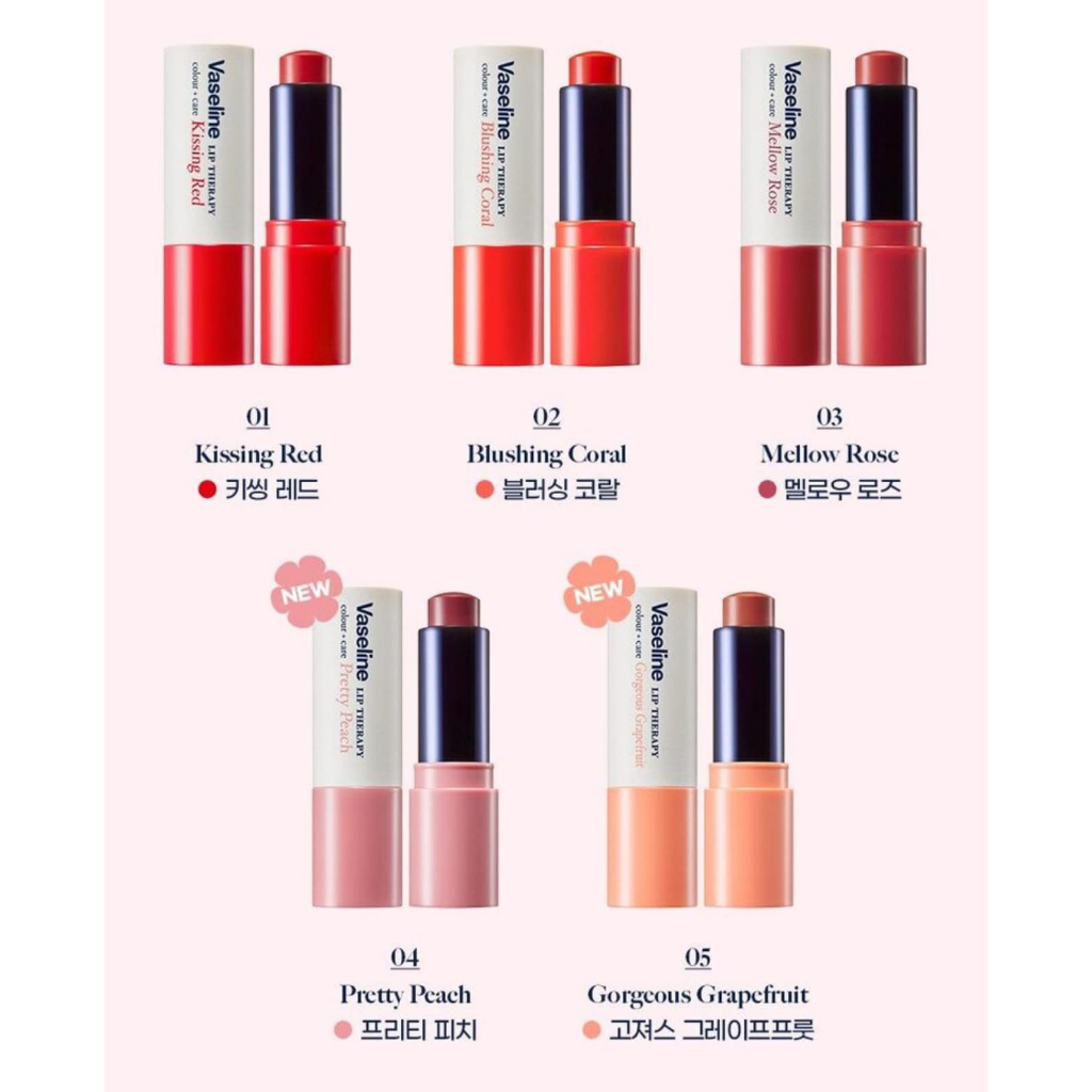 Son dưỡng có màu Vaseline Lip Therapy Colour + Care