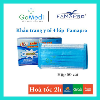 Khẩu Trang Y Tế 4  lớp ( Hộp 50 cái)