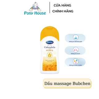 Dầu Massage Bubchen Calendula Hữu Cơ Cho Bé Sơ Sinh Dầu mát Xa Cho Bé