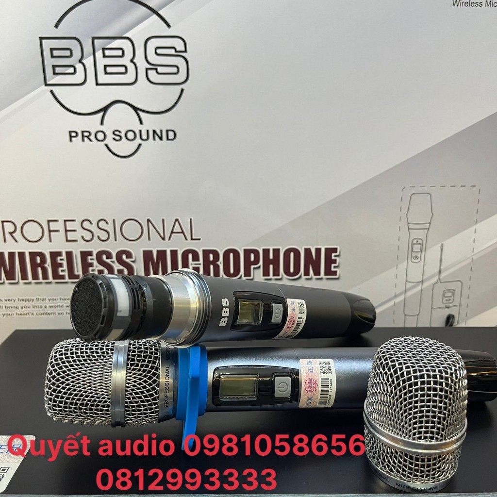 Micro không dây BBS M886 tự ngắt, tần số sóng 6 số