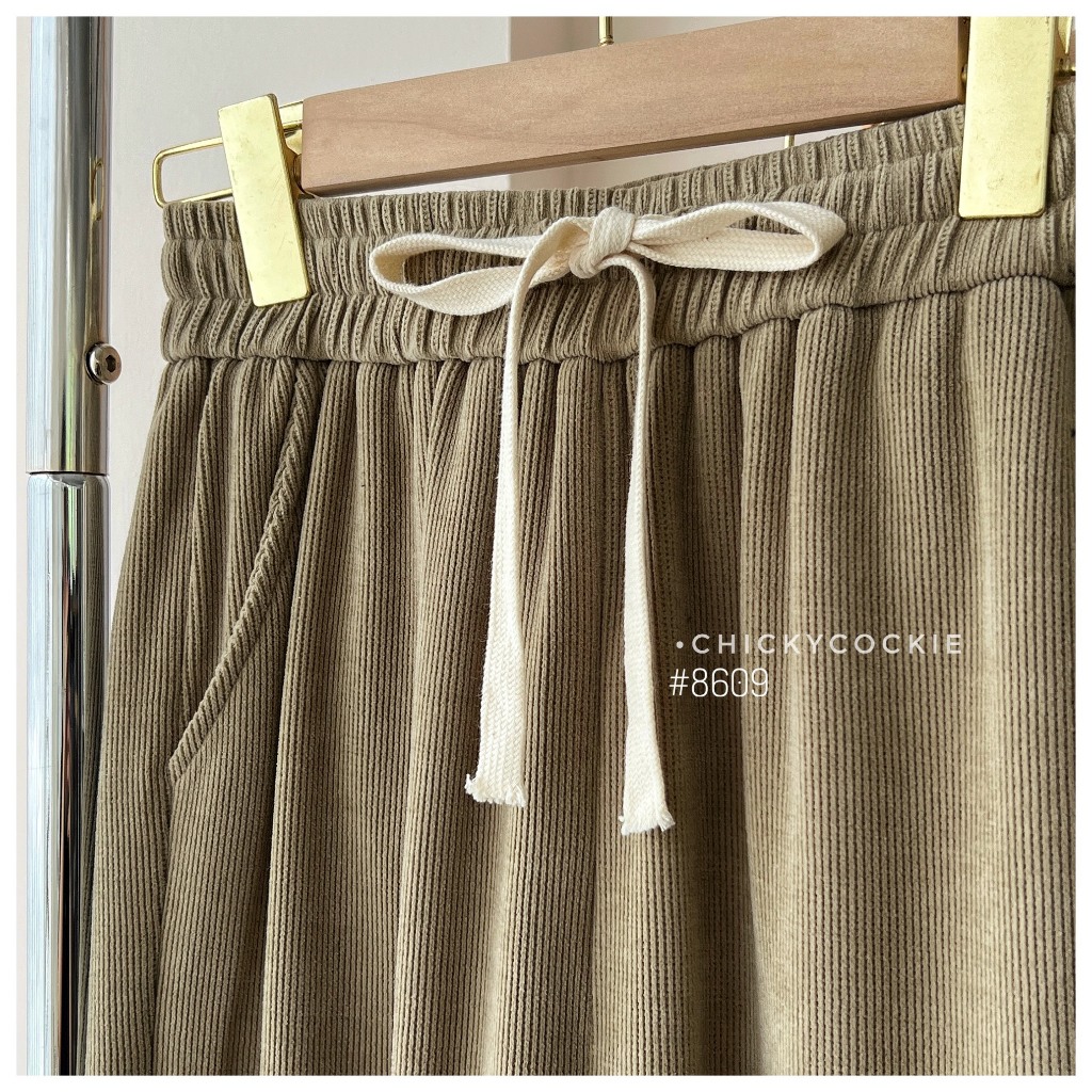 Quần nhung ống rộng mã #8609