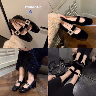 giày lolita màu đen