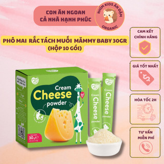 Phô mai tách muối mămmy cho bé ăn dặm từ 6m+