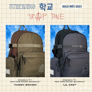 Balo thời trang trẻ trung 5THEWAY 학교 Rocket Backpack phối màu Trap Tone