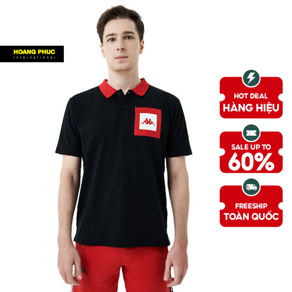 KAPPA ÁO THUN CÓ CỔ TAY NGẮN MEN 351C5FW