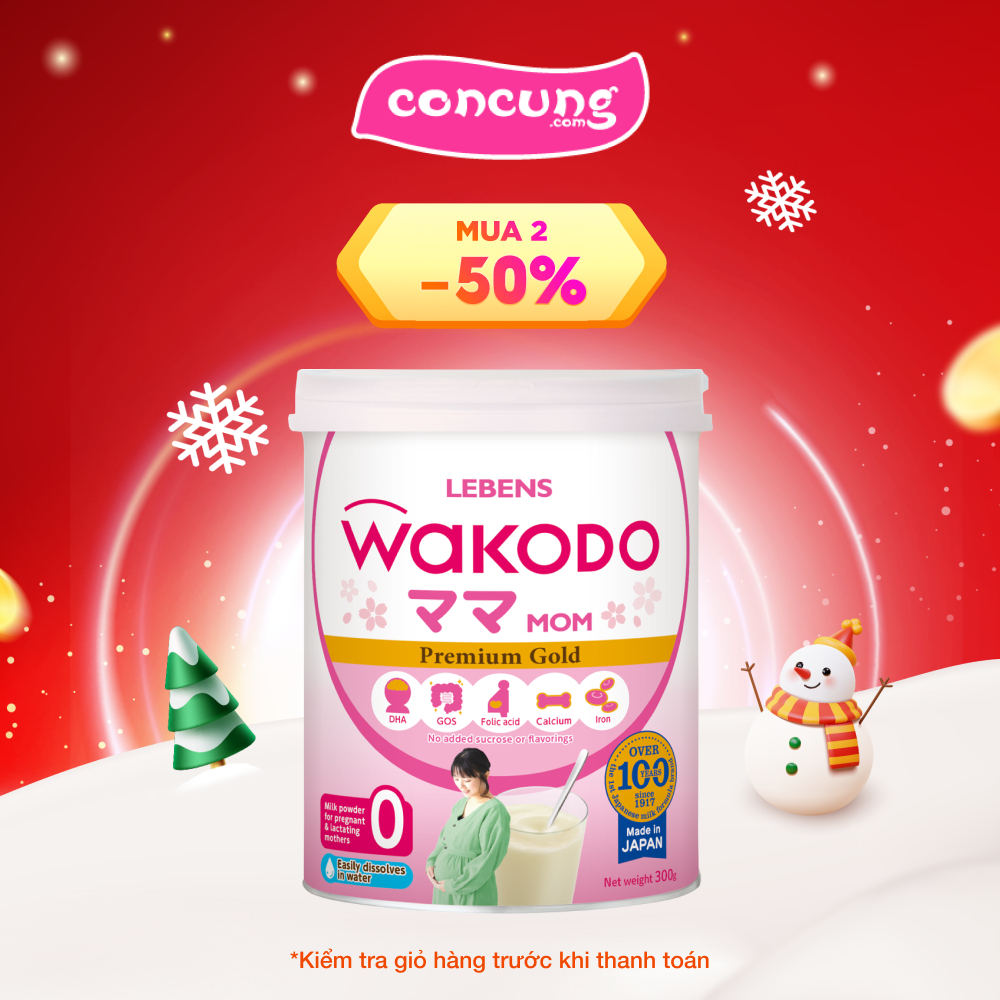 Sữa bầu WAKODO MOM 300G-New