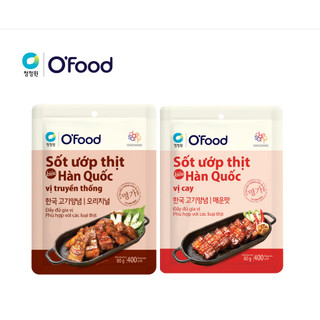 Sốt ướp thịt Hàn Quốc OFood gói 80g, giúp thị mềm, ngọt, thơm dậy vị dùng cho 400g thịt